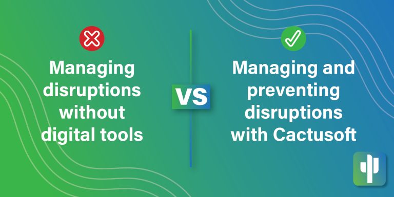 Managing on-site disruptions: how digital tools come to the rescue